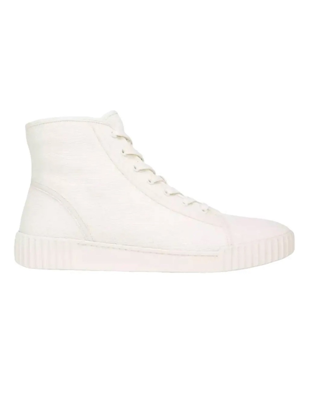 VINCE Wolfe White Canvas High Top Sneakers - Size 9